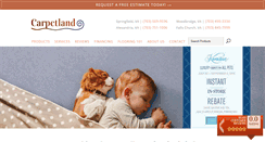 Desktop Screenshot of mycarpetland.com