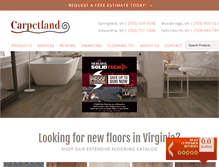 Tablet Screenshot of mycarpetland.com